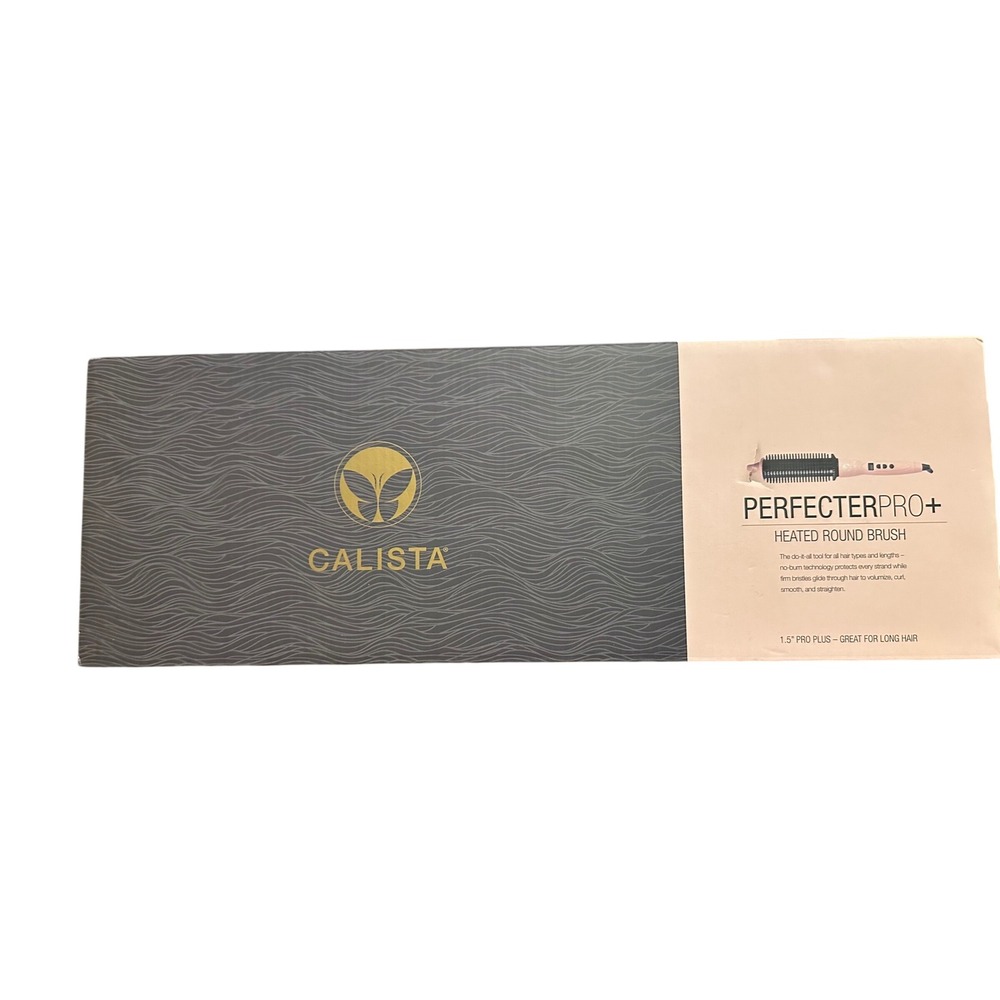 Calista Perfecter Pro Plus 1.5 Heated Round Brush Volumizing Styling Tool NEW